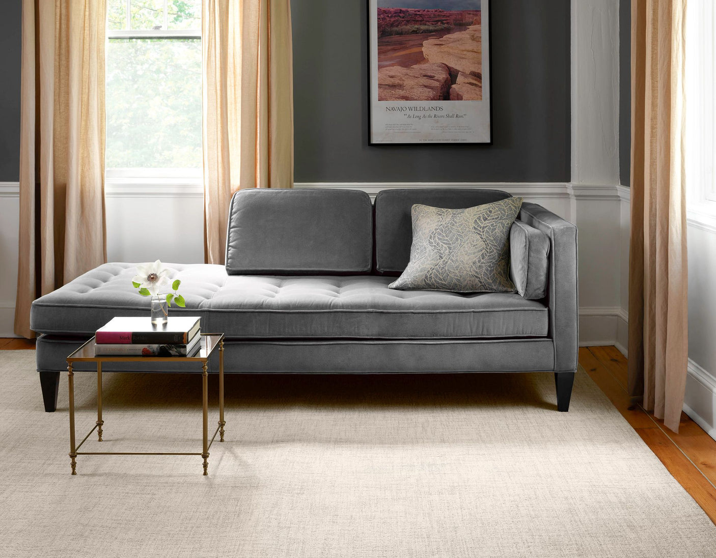 Crosshatch Hand Micro Hooked Wool Rug