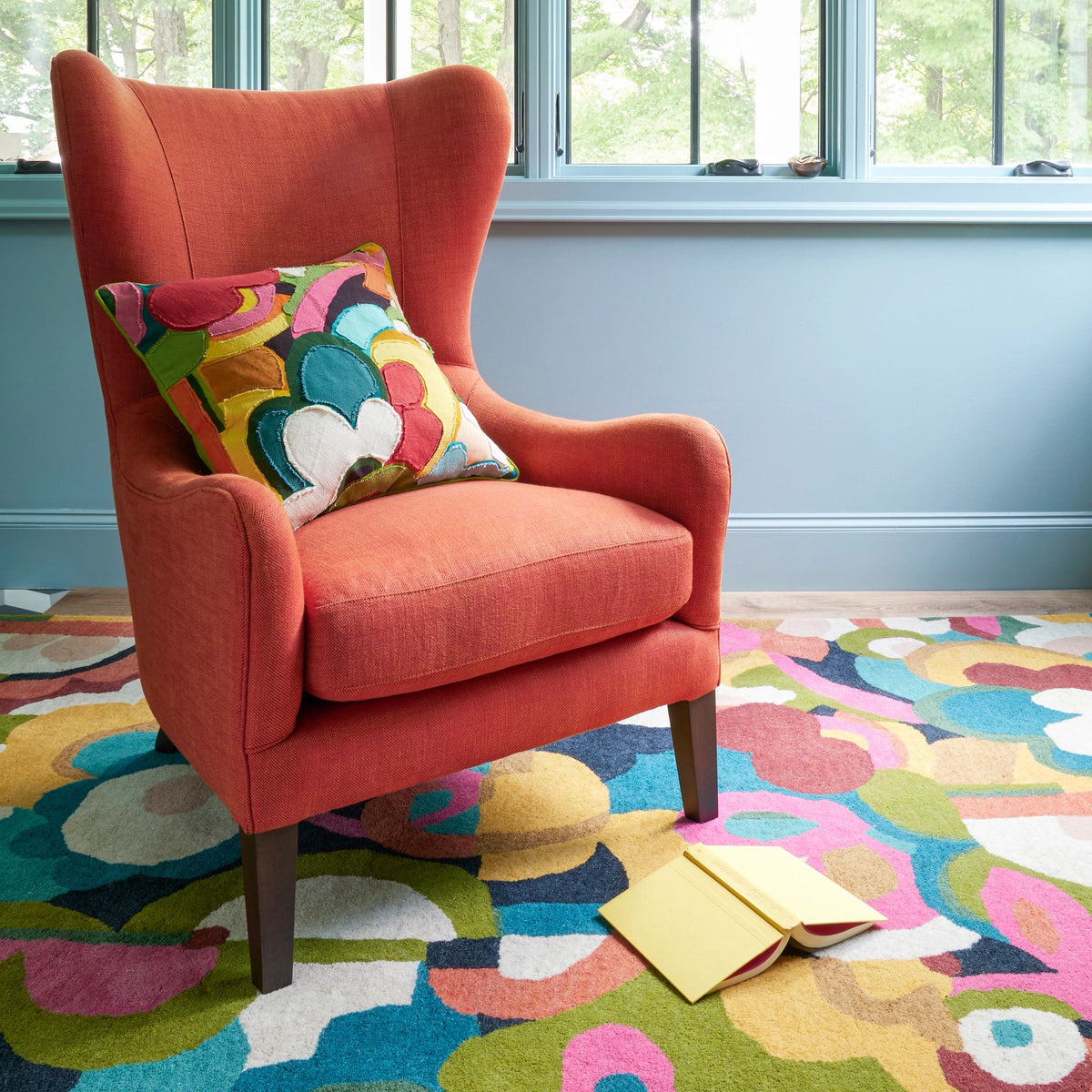 Field of Dreams Hand Tufted Wool Rug