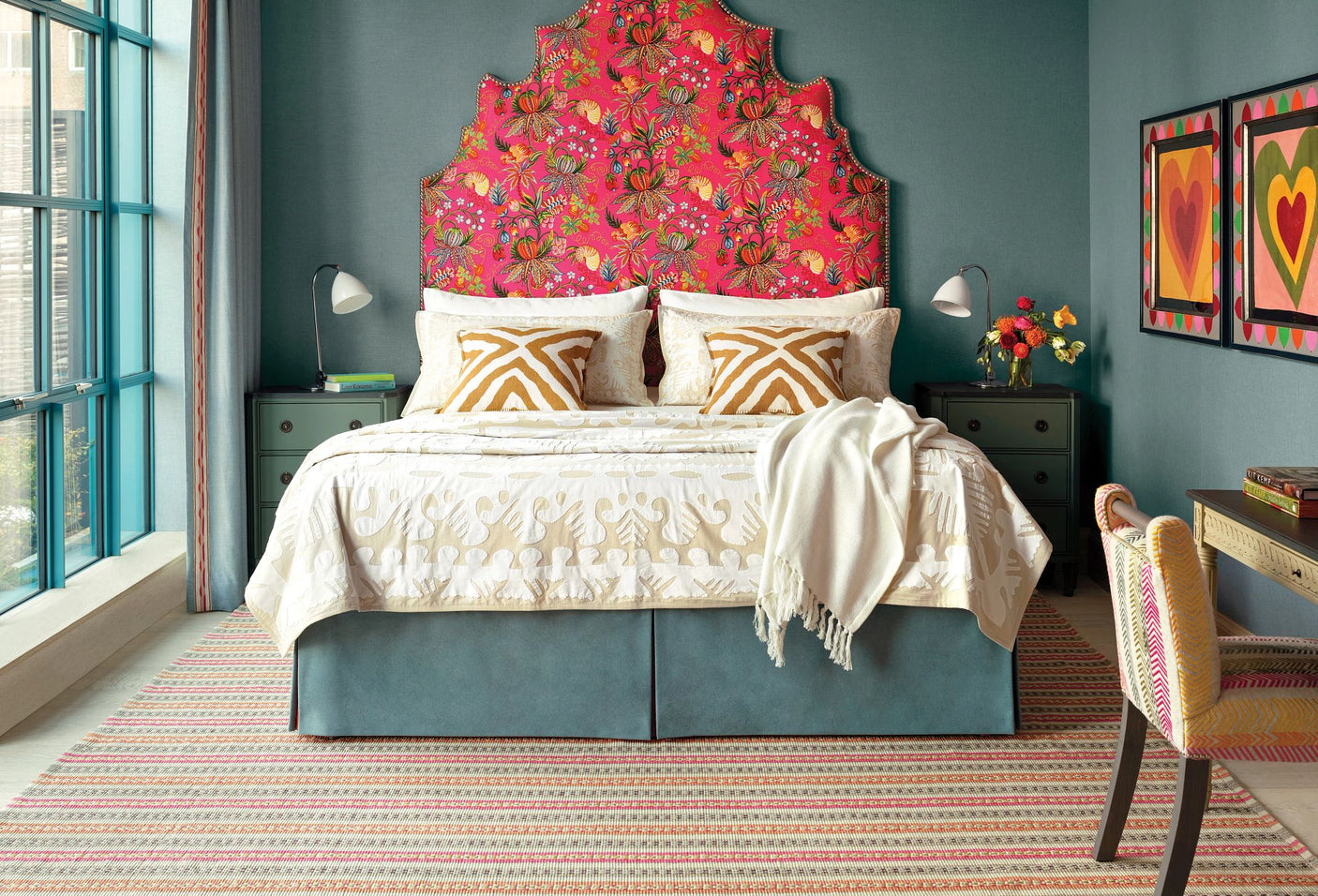 Long Slade Handwoven Cotton Rug