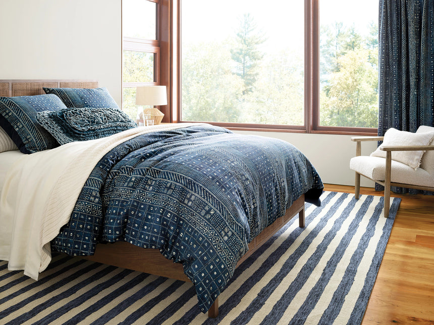 Silas Stripe Hand Micro Hooked Wool Rug