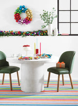 Mellie Stripe Handwoven Cotton Rug