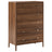 Smoked Walnut with Bronze Handles | Mobican Luna High Chest | Valley Ridge Furniture