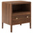 Smoked Walnut with Bronze Handles | Mobican Luna Night Table | Valley Ridge Furniture