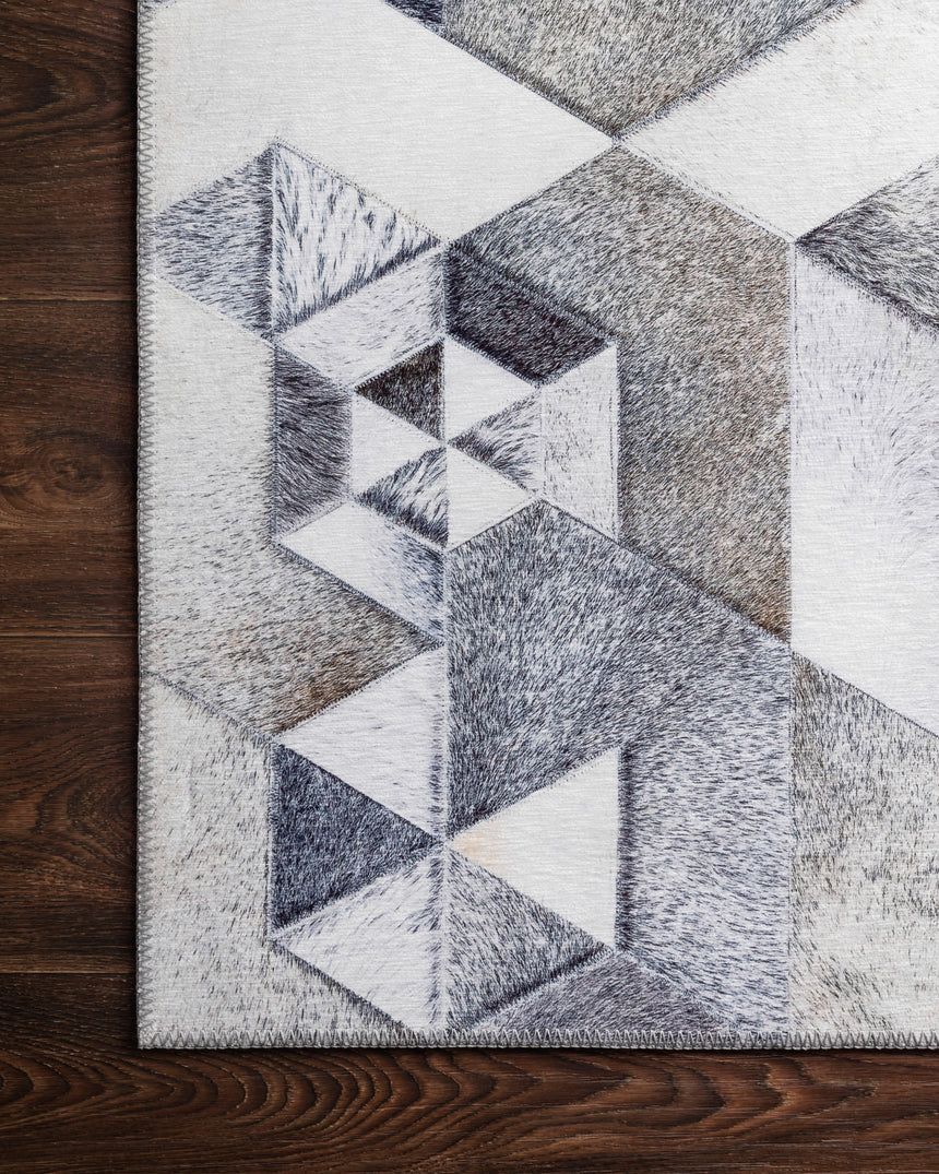 Maddox Rug 03 | Grey / Ivory