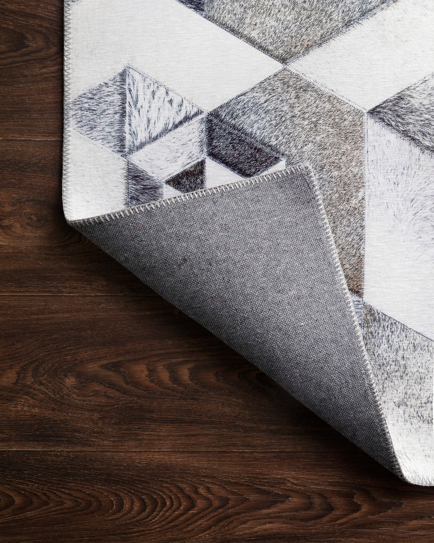 Maddox Rug 03 | Grey / Ivory