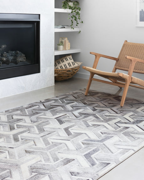 Maddox Rug 05 | Silver / Ivory