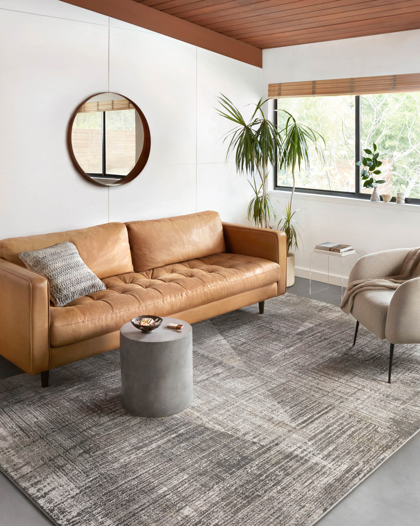 Maeve Rug 04 | Granite / Gold