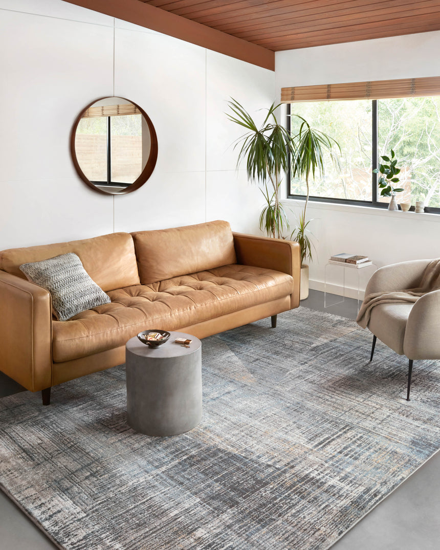 Maeve Rug 04 | Granite / Mist