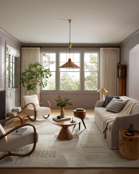 Manfred Rug 01 | Ivory / Pebble
