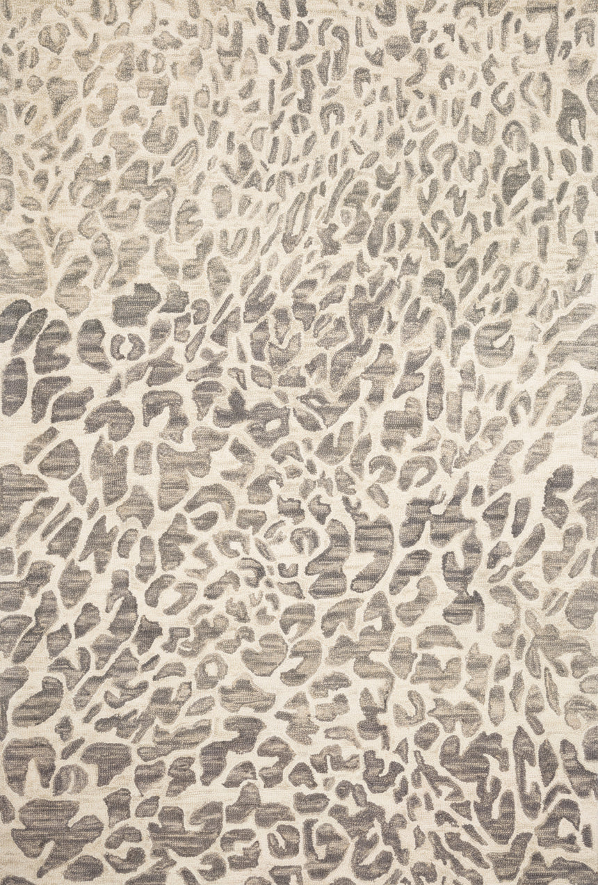 Masai Rug 02 | Grey / Ivory