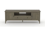 Canadel Accent Media Unit 7225 in 08 Shadow, front view