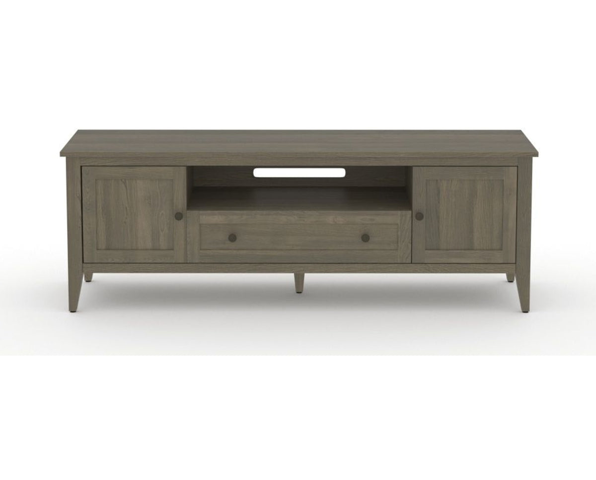 Canadel Accent Media Unit 7225 in 08 Shadow, front view