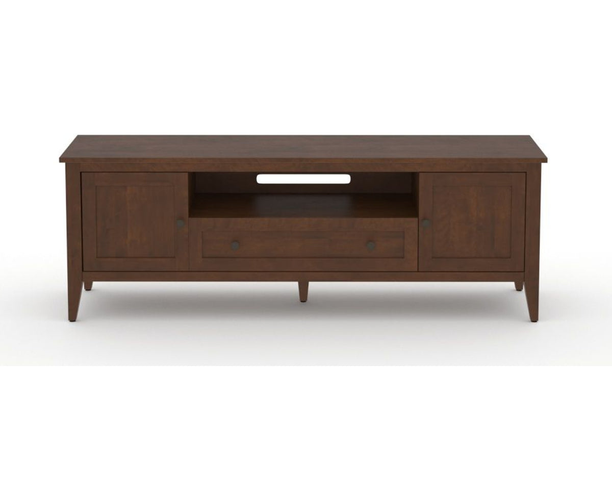 Canadel Accent Media Unit 7225 in 19 Cognac Washed, front view