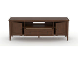 Canadel Accent Media Unit 7225 in 19 Cognac Washed, open view