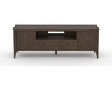 Canadel Accent Media Unit 7225 in 29 Hazelnut Washed, front view