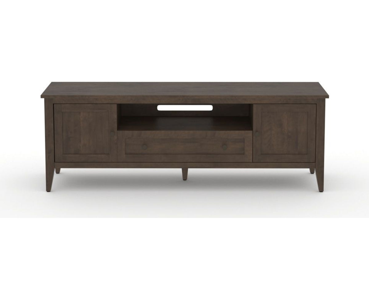 Canadel Accent Media Unit 7225 in 29 Hazelnut Washed, front view