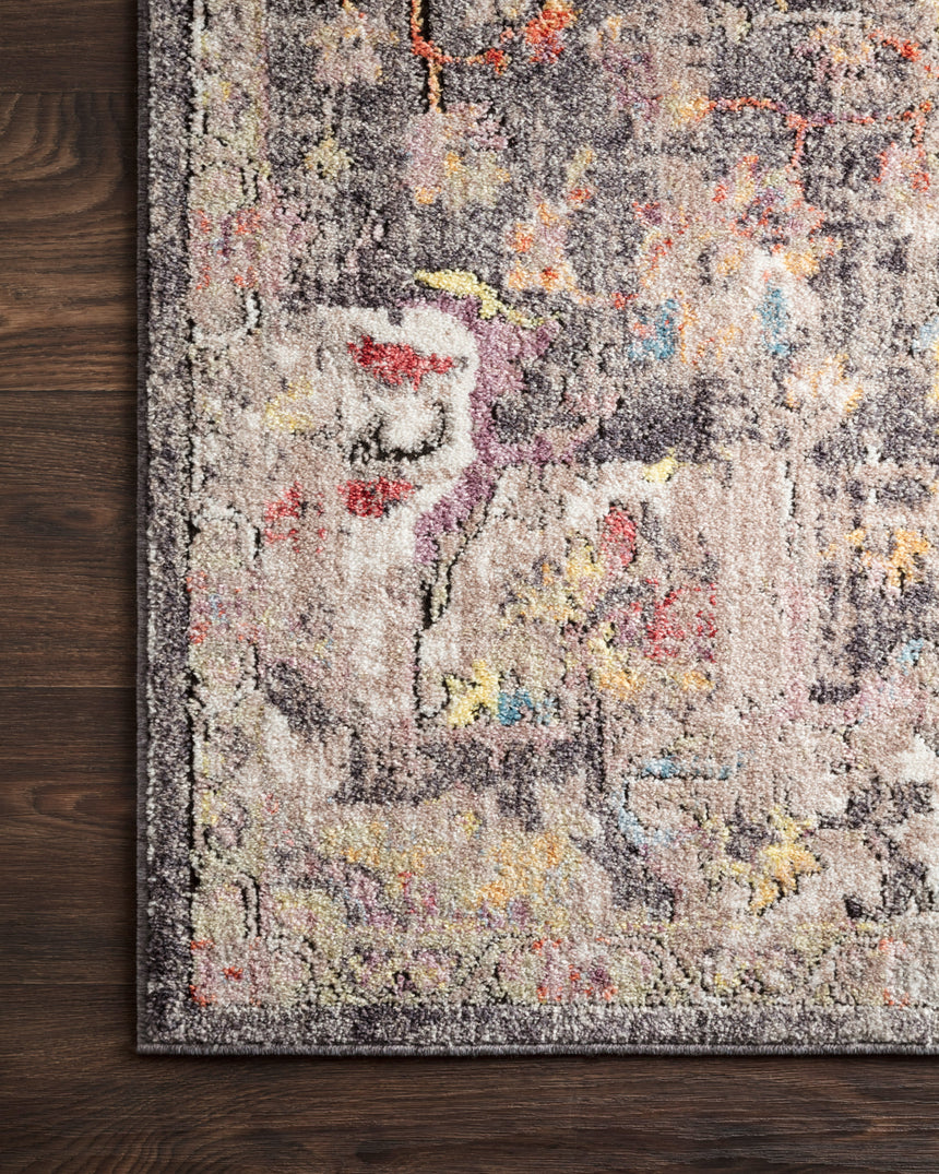 Medusa Rug 06 | Charcoal / Fiesta
