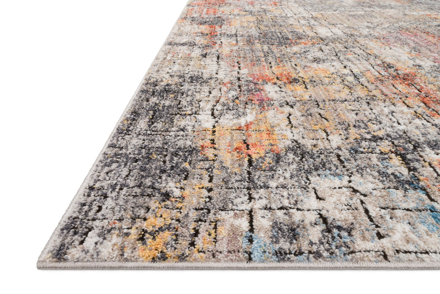 Medusa Rug 07 | Graphite / Sunset