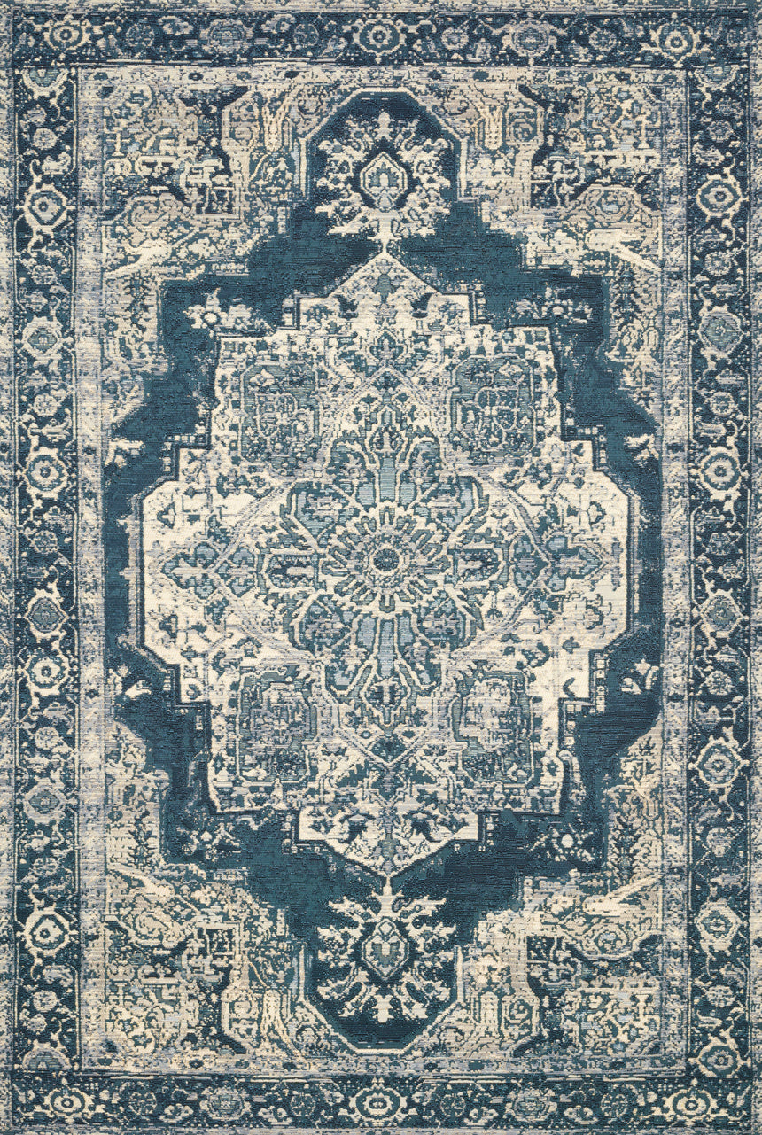 Mika Rug 01 | Dk Blue / Dk Blue
