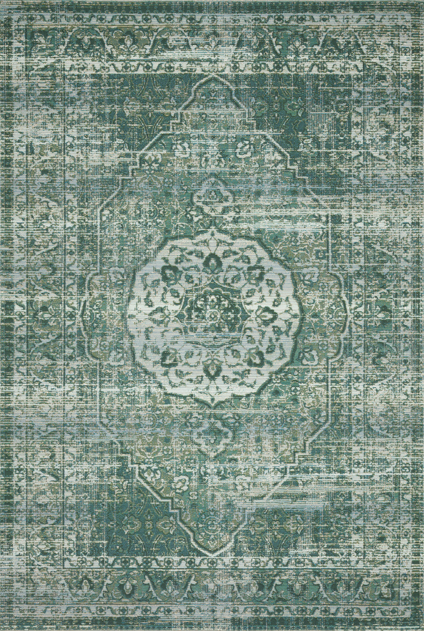 Mika Rug 06 | Green / Mist