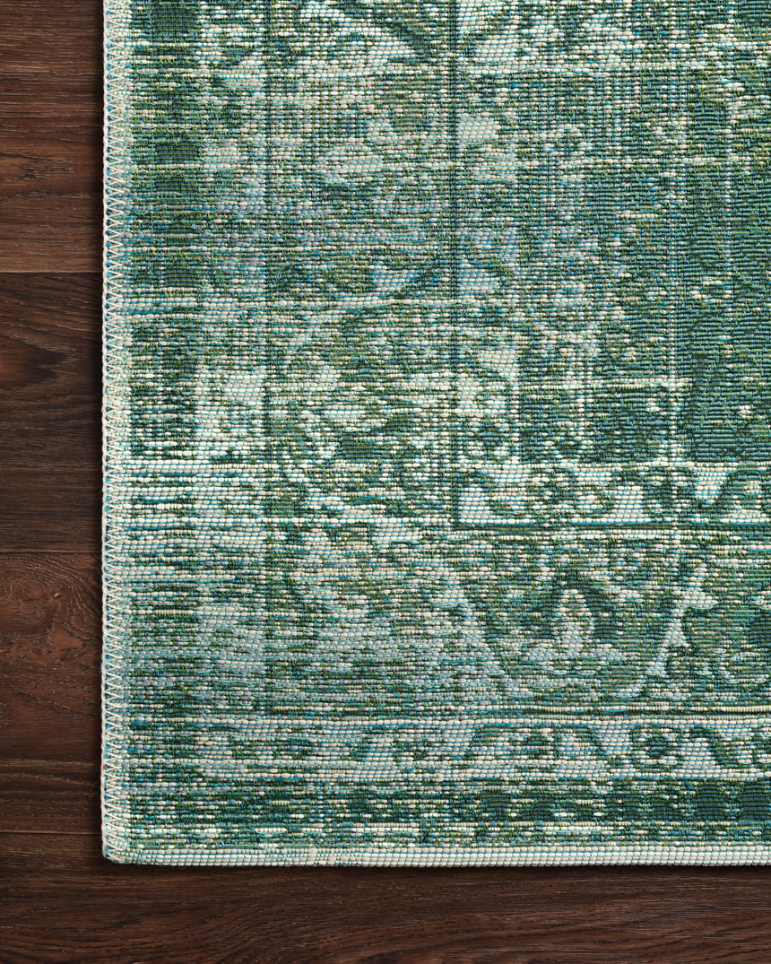 Mika Rug 06 | Green / Mist