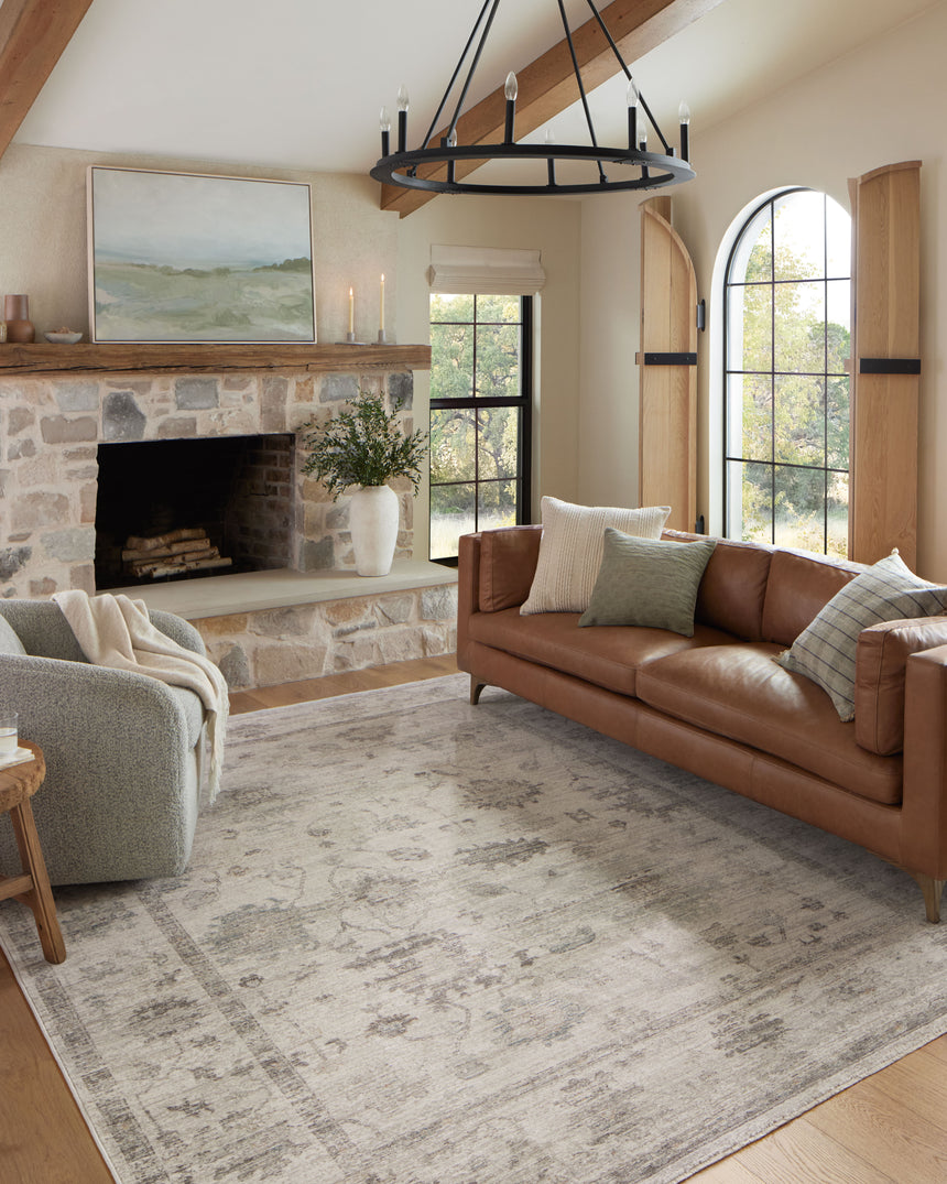 Millie Rug 01 | Silver / Dove
