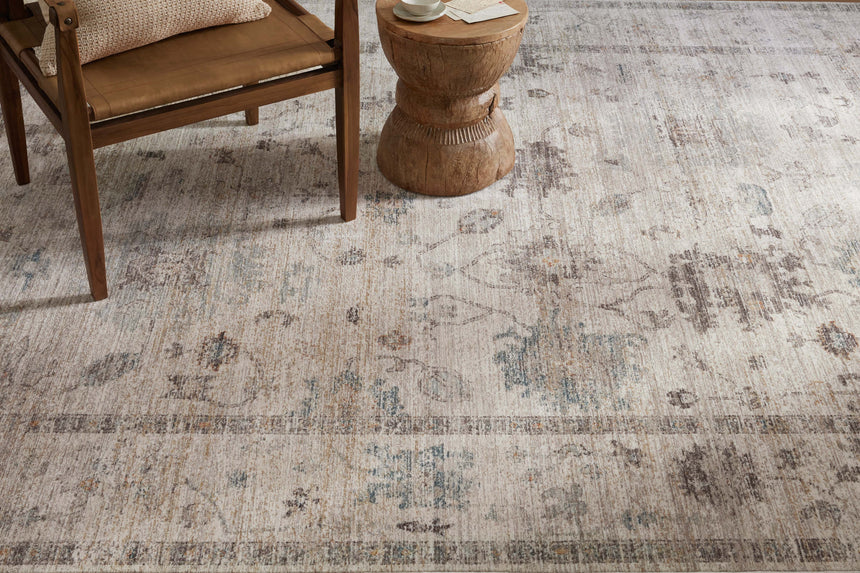 Millie Rug 01 | Silver / Dove