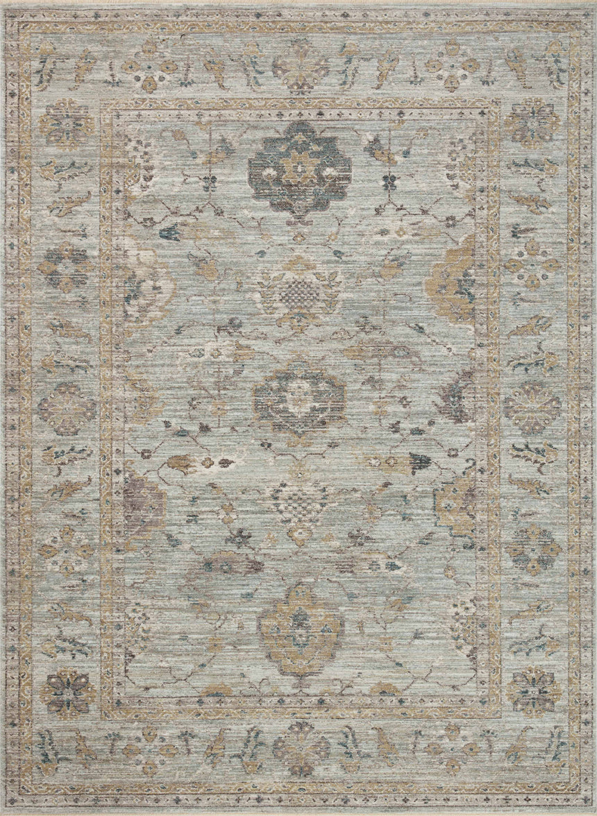 Millie Rug 02 | Sky / Gold