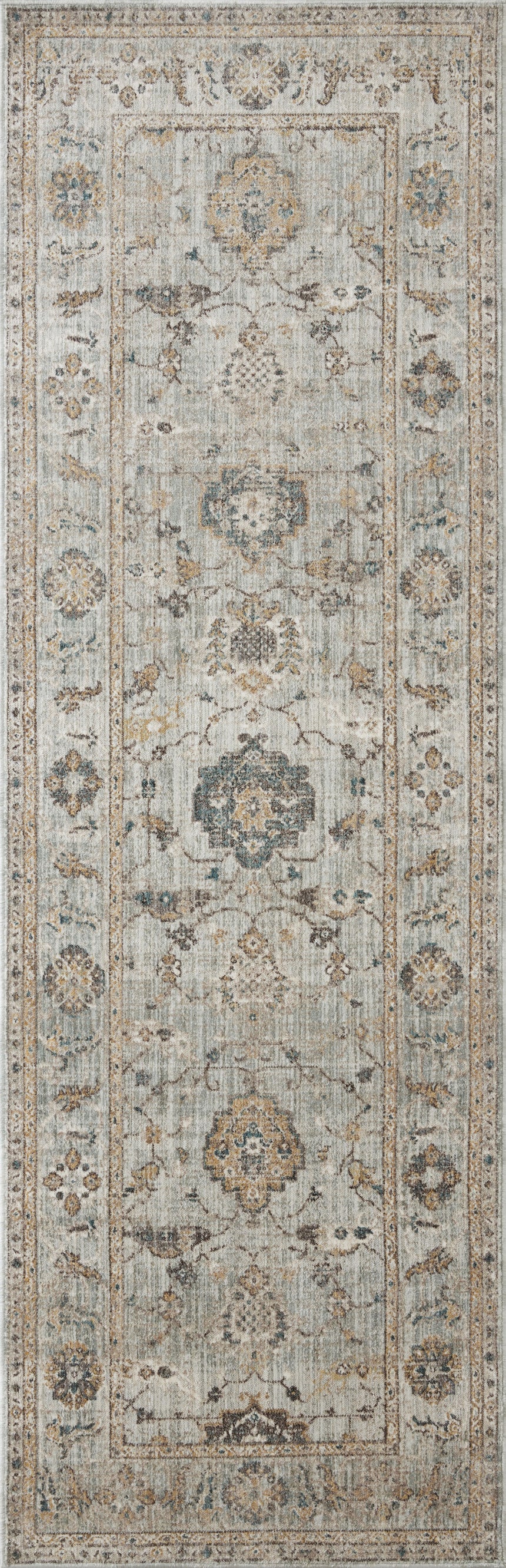 Millie Rug 02 | Sky / Gold