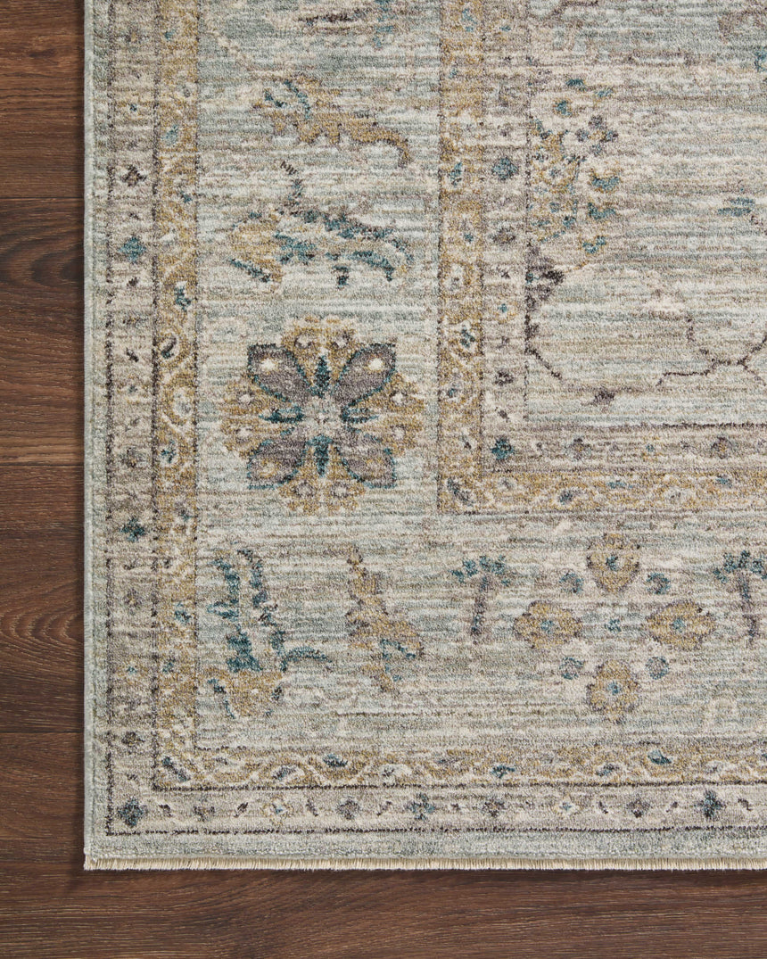 Millie Rug 02 | Sky / Gold