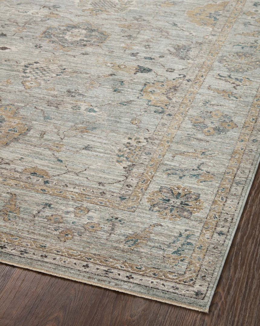 Millie Rug 02 | Sky / Gold