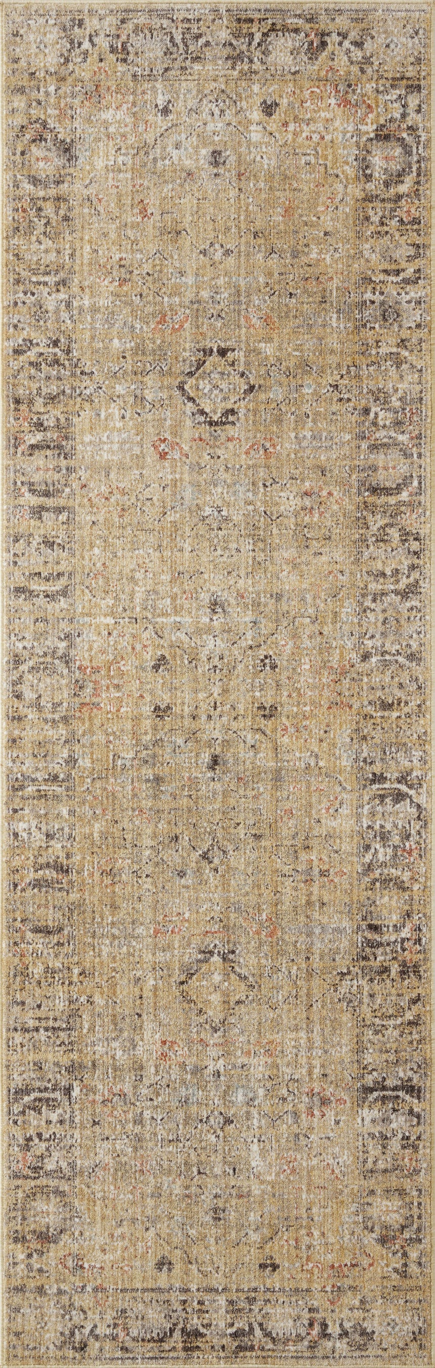Millie Rug 03 | Gold / Charcoal