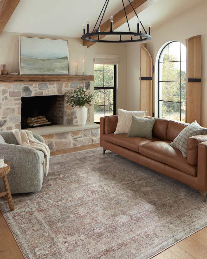 Millie Rug 04 | Brick / Fog