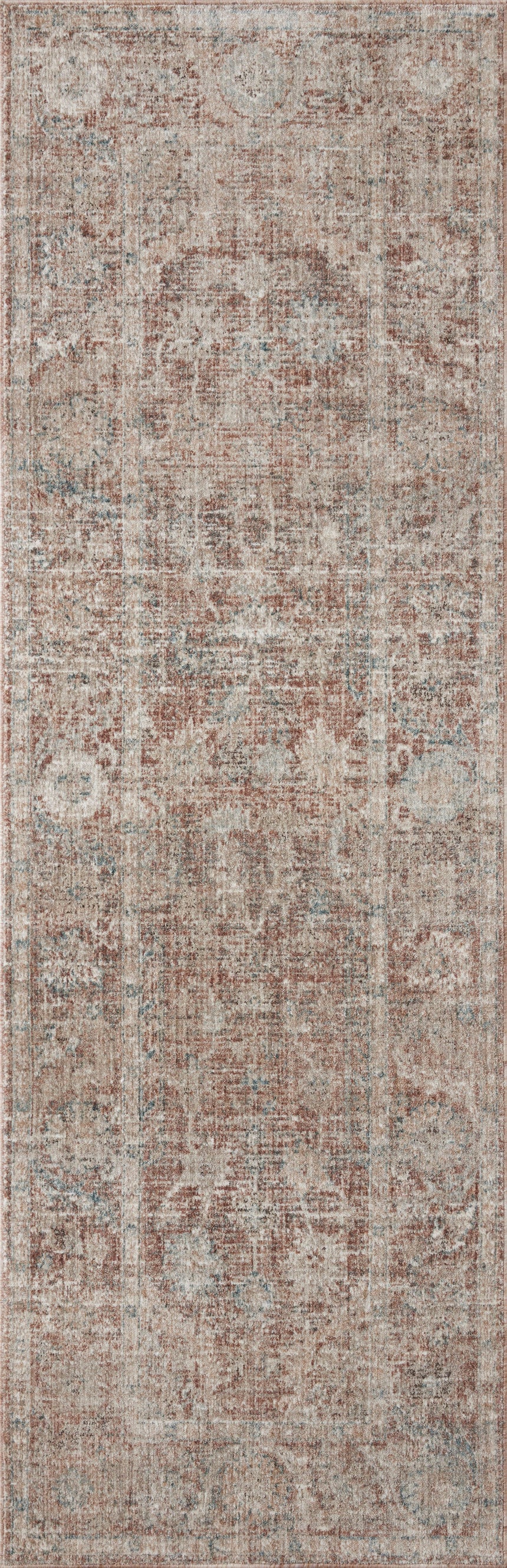 Millie Rug 04 | Brick / Fog