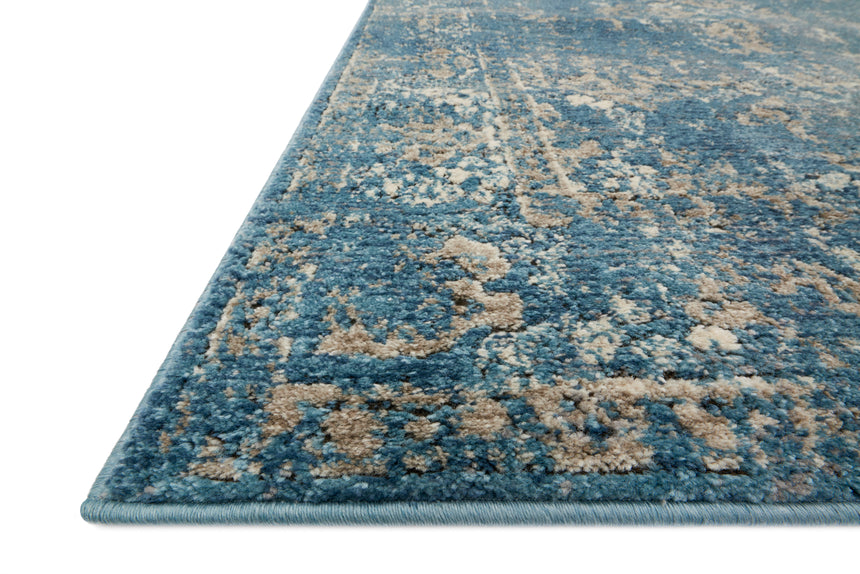 Millennium Rug 05 | Blue / Taupe