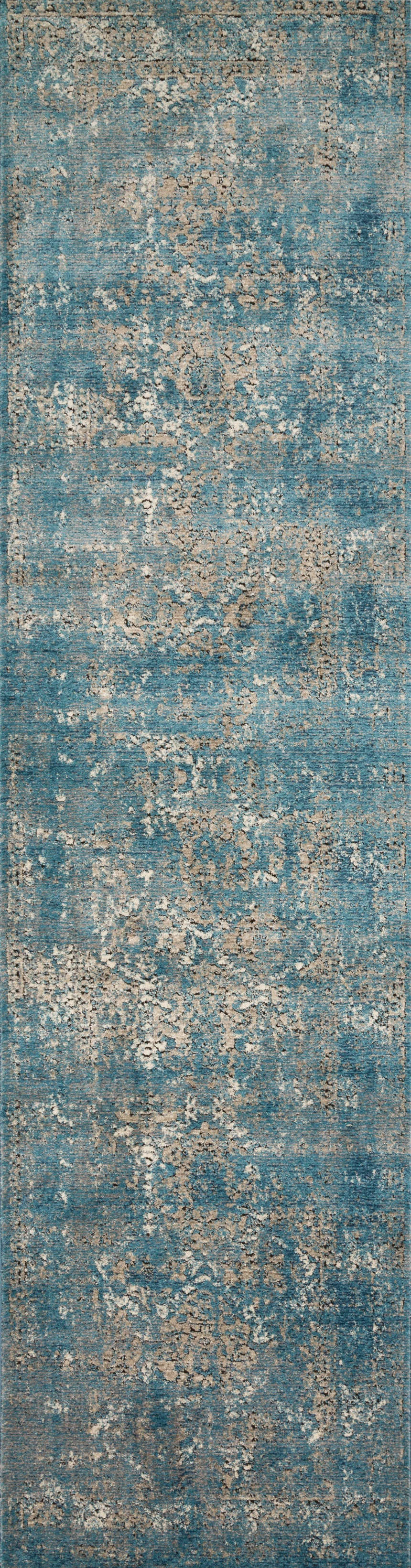 Millennium Rug 05 | Blue / Taupe