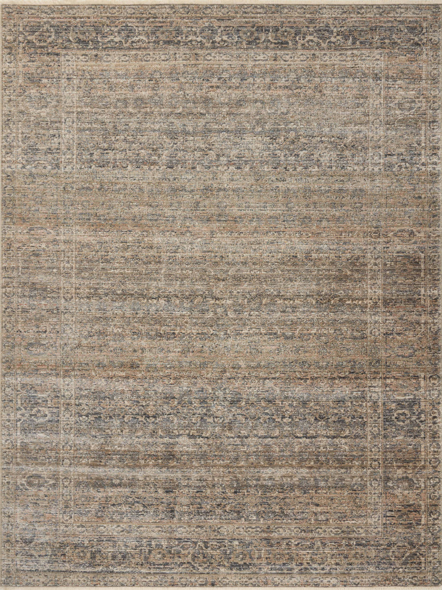 Molly Rug 04 | Navy / Blush