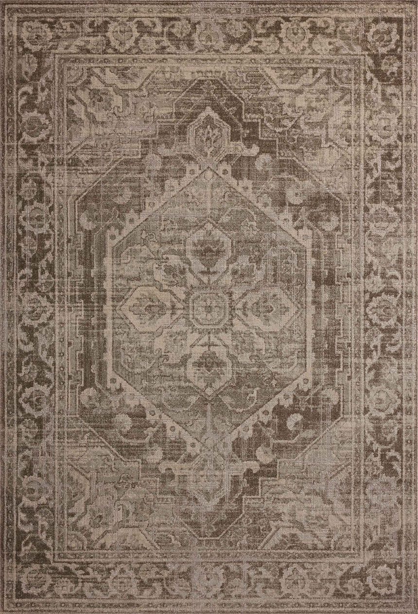 Mona Rug 01 | Cocoa / Stone