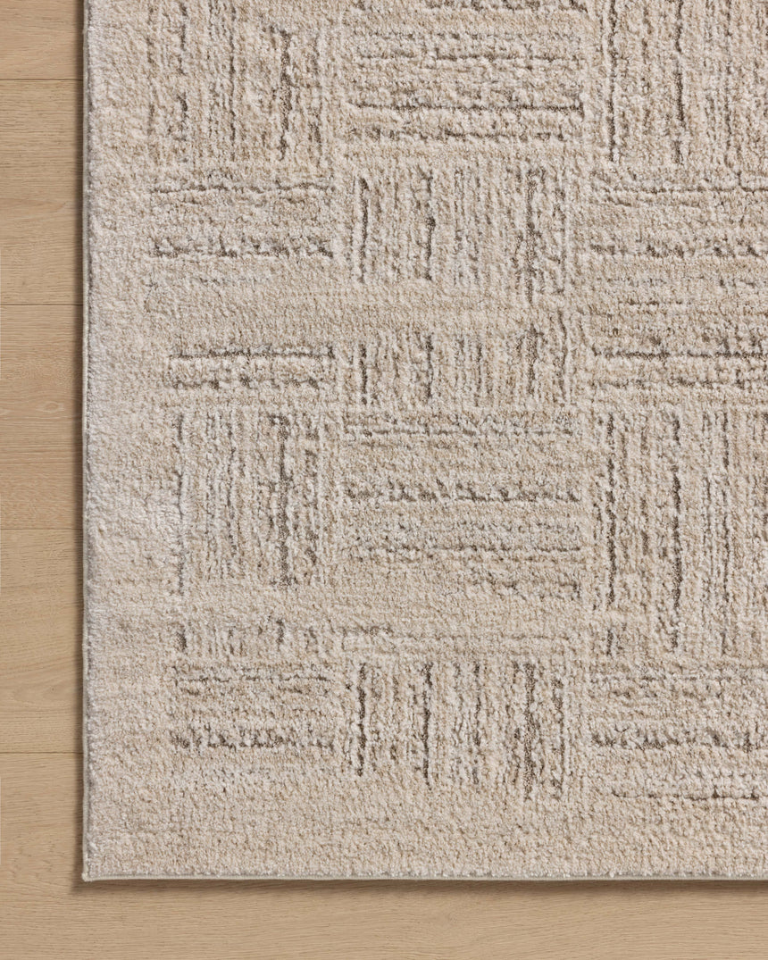 Monty  Rug 01 | Ivory / Taupe