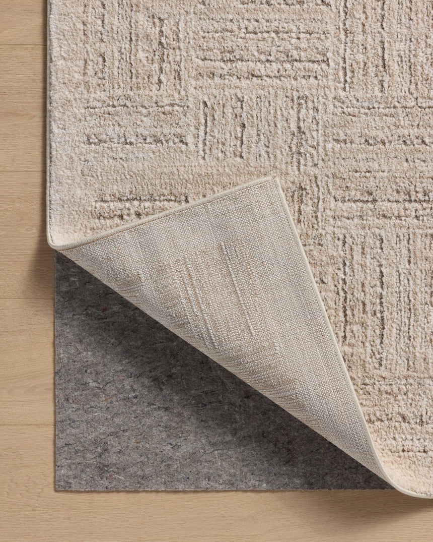 Monty  Rug 01 | Ivory / Taupe