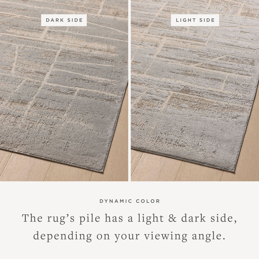 Monty  Rug 07 | Natural / Mist