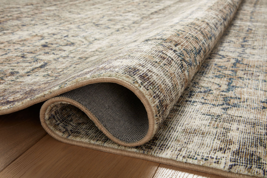 Morgan Rug 02 | Navy / Sand