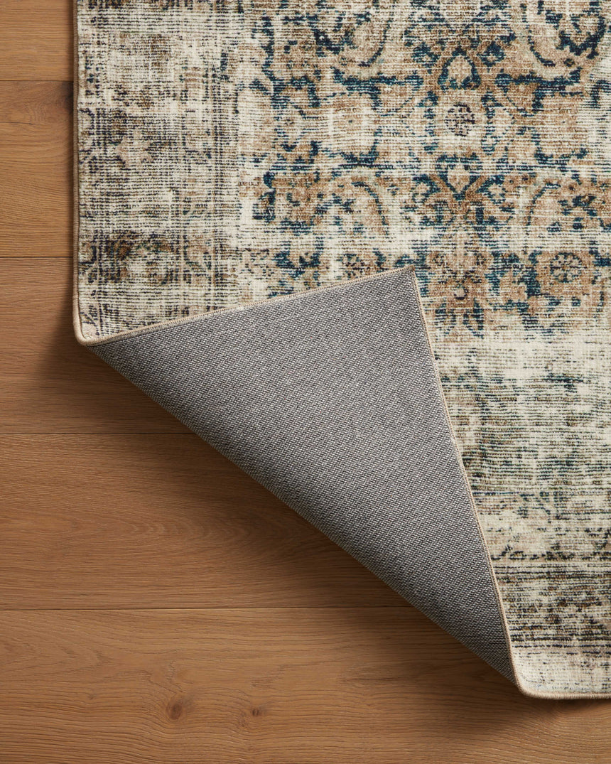 Morgan Rug 02 | Navy / Sand