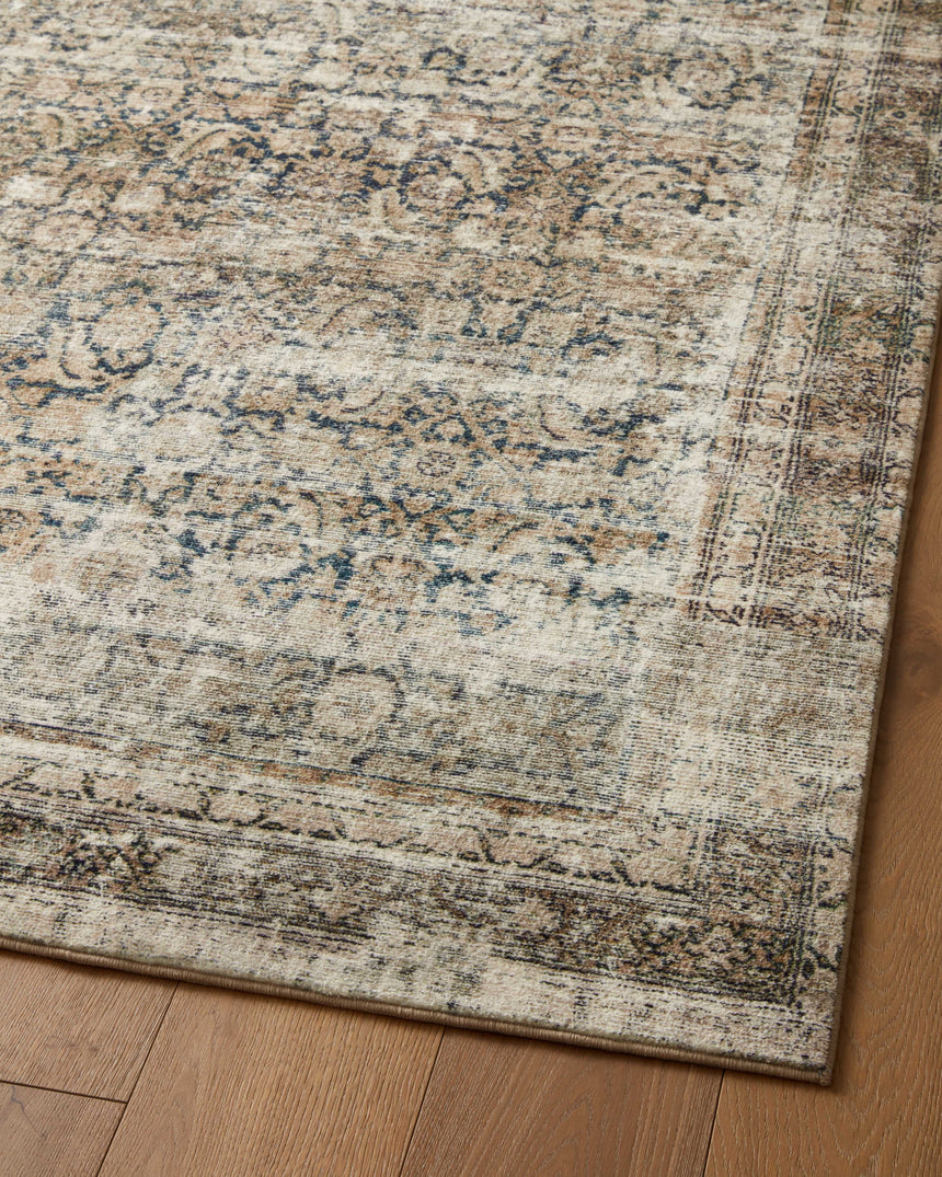 Morgan Rug 02 | Navy / Sand