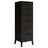 Matte Black on Oak with Cloud Glass and Black Handles | Mobican Marsala Narrow Chest | Valley Ridge Furniture