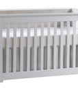 White Wood with Sand Laminate | Metro Crib & Dresser Set | Valley Ridge Furniture