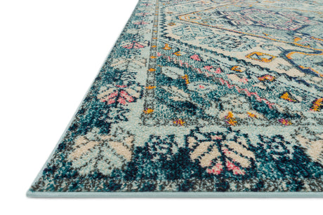 Nadia Rug 03 | Aqua / Navy