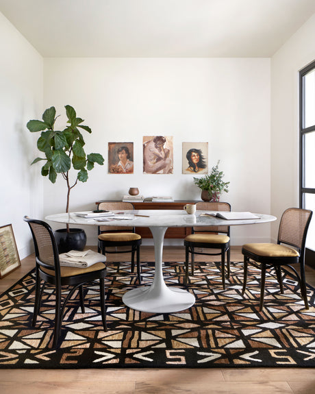 Nala Rug 05 | Spice / Black