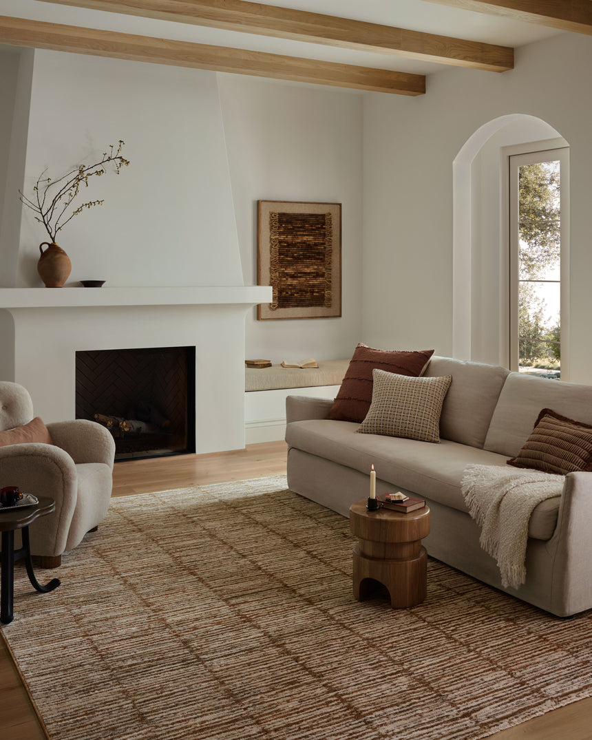 Nellie Rug 01 | Terracotta / Ivory