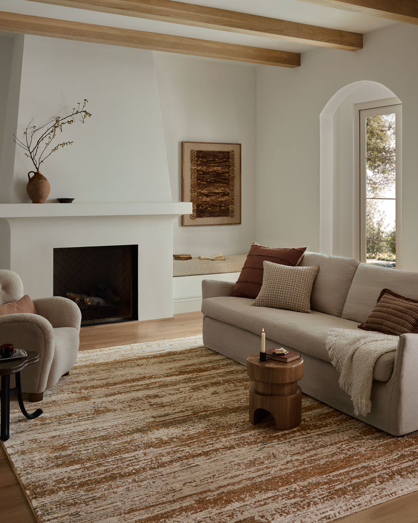 Nellie Rug 04 | Copper / Pebble